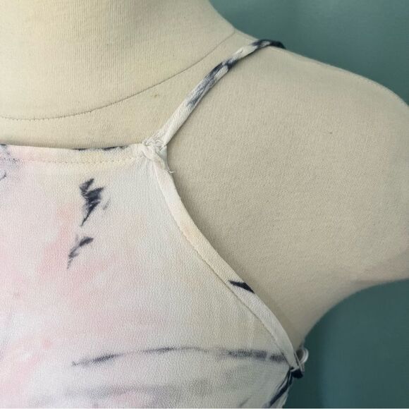 Altar’d State Pink & Black Tie-Dye Halter Sleeveless Summer Dress Size Small - Picture 7 of 7